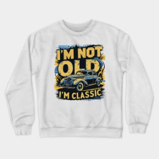 Timeless Ride: Ageless Elegance on Wheels Crewneck Sweatshirt